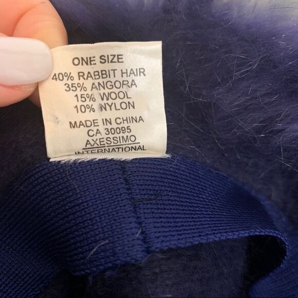 Rabbit hair / angora bucket hat - Picture 6 of 8